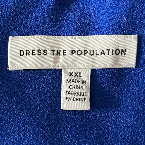 Dress the Population Rory Midi Dress Elegant Cocktail Party Dress size XXL - Picture 5 of 7